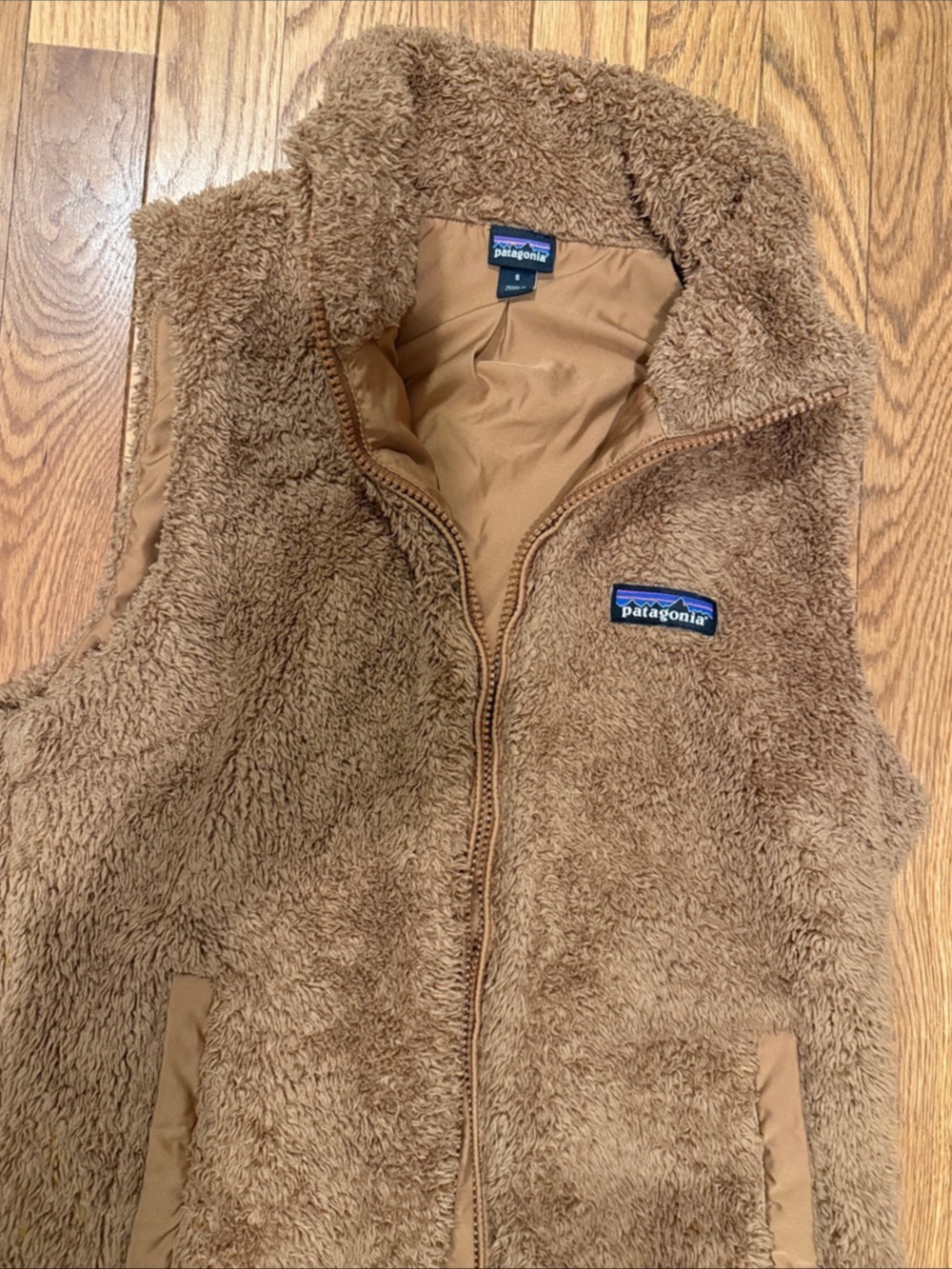 Patagonia Los Gatos Vest Fleece Brown Size Small